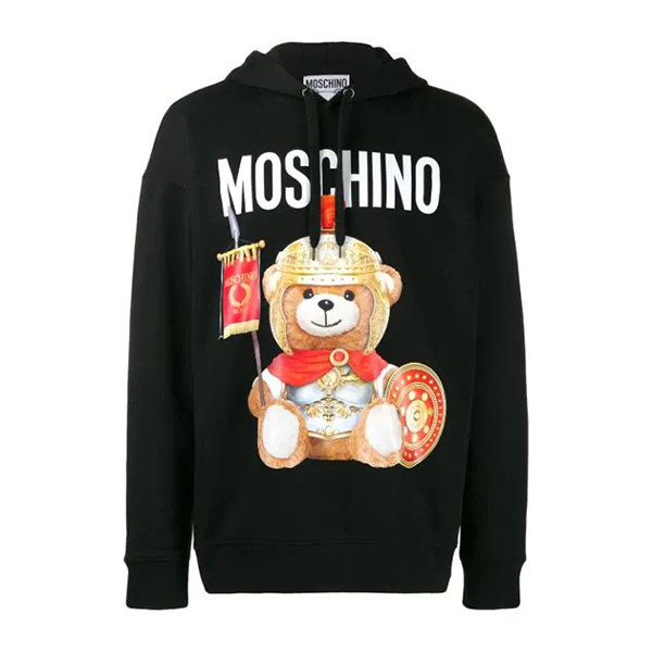 moschino/莫斯奇诺 19年秋冬 套头 男性 logo 小熊 男卫衣 1705-5227