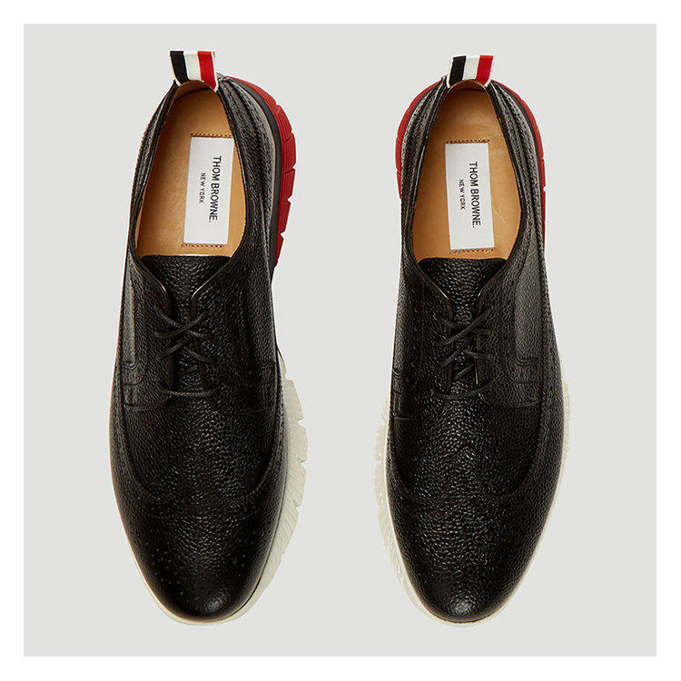 thombrowne店铺,thombrowne专卖店 thom browne/thom browne 19年秋冬 板鞋 男性 圆头 系带 休闲运动鞋