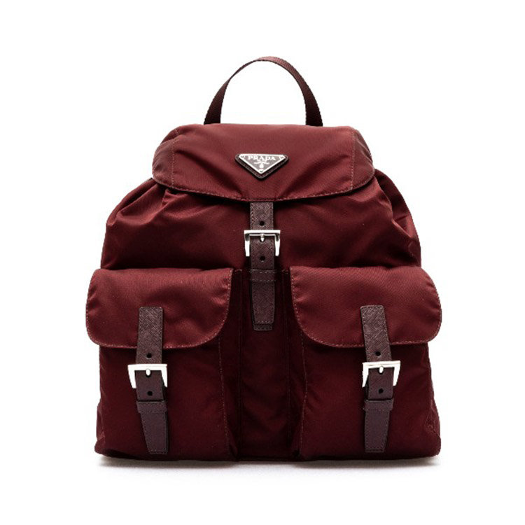 【prada普拉达 双肩包】prada/普拉达 19年秋冬 女包 女性 红色 双肩