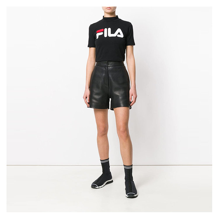 fila/斐乐 19年秋冬 女士t恤 女性 黑t 女士运动t恤 681267 every 002