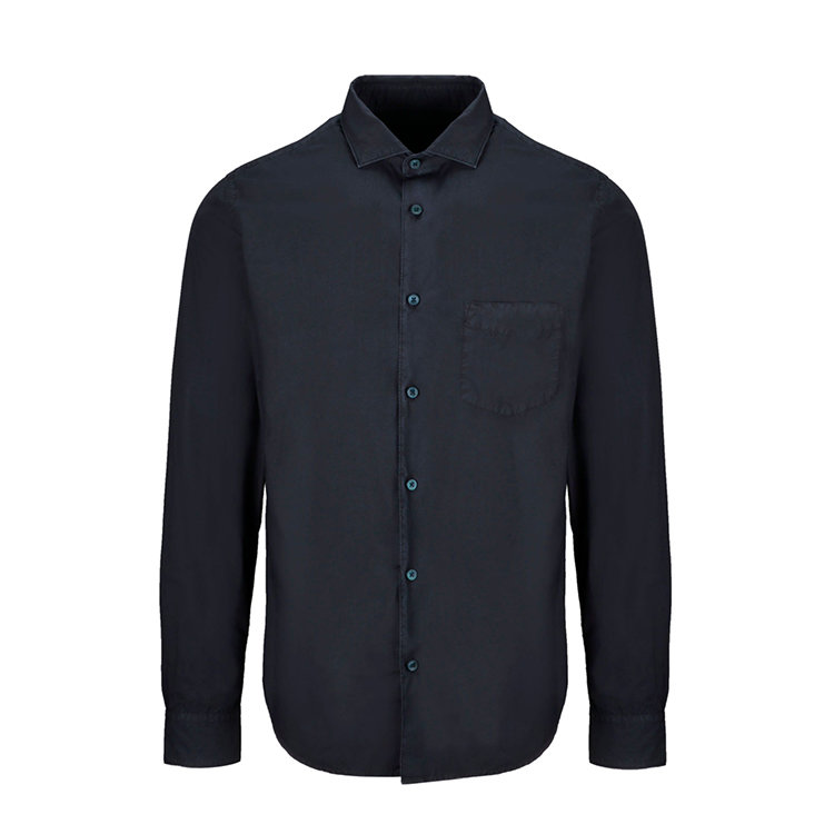 z zegna/z zegna 19年春夏 服装 黑衬衫 男性 男士长袖衬衫 vs205zzc