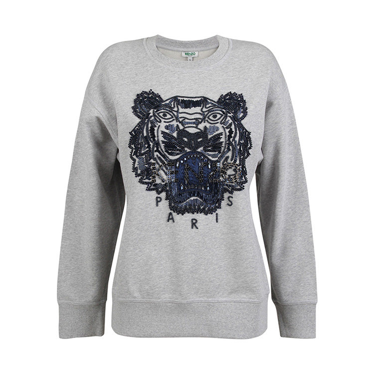kenzo/高田贤三 20年春夏 服装 套头 女性 虎头 logo 女卫衣 f952sw
