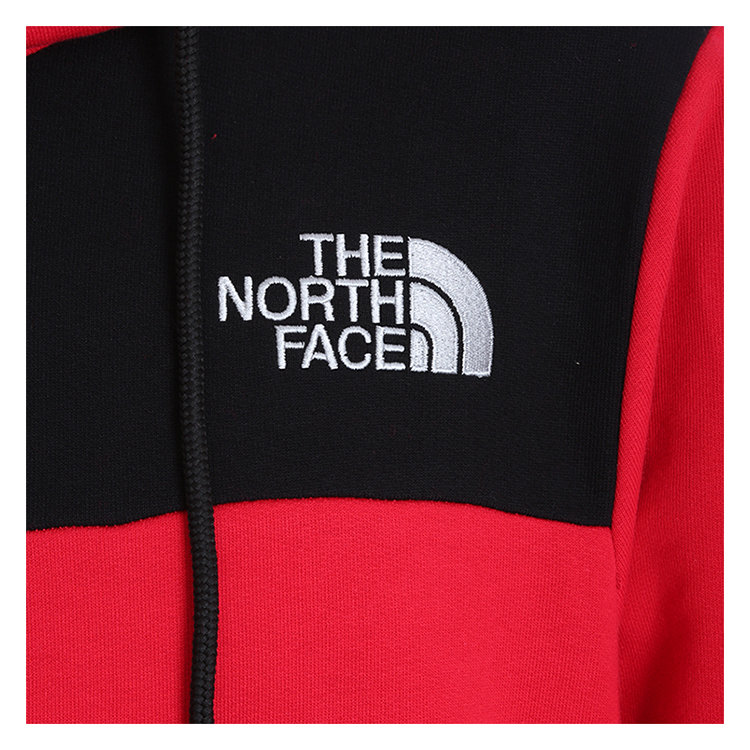 the north face/北面 封领 男性 胸标 拼色 男卫衣 t93l6i682 red