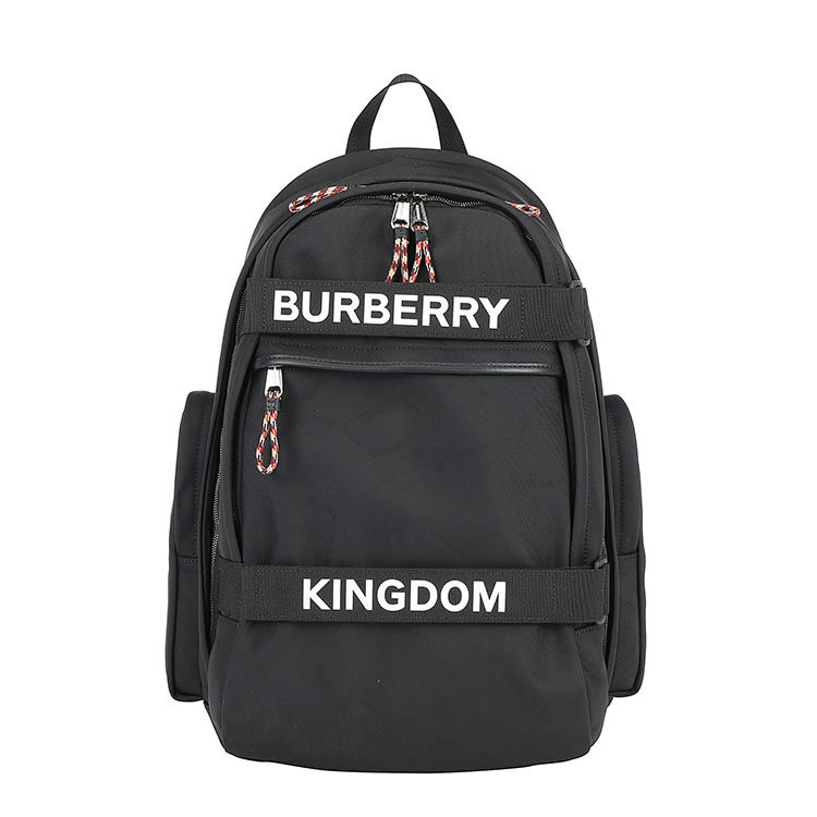 burberry/博柏利 20年春夏 burberry包 男性 黑/白 双肩包 8023569