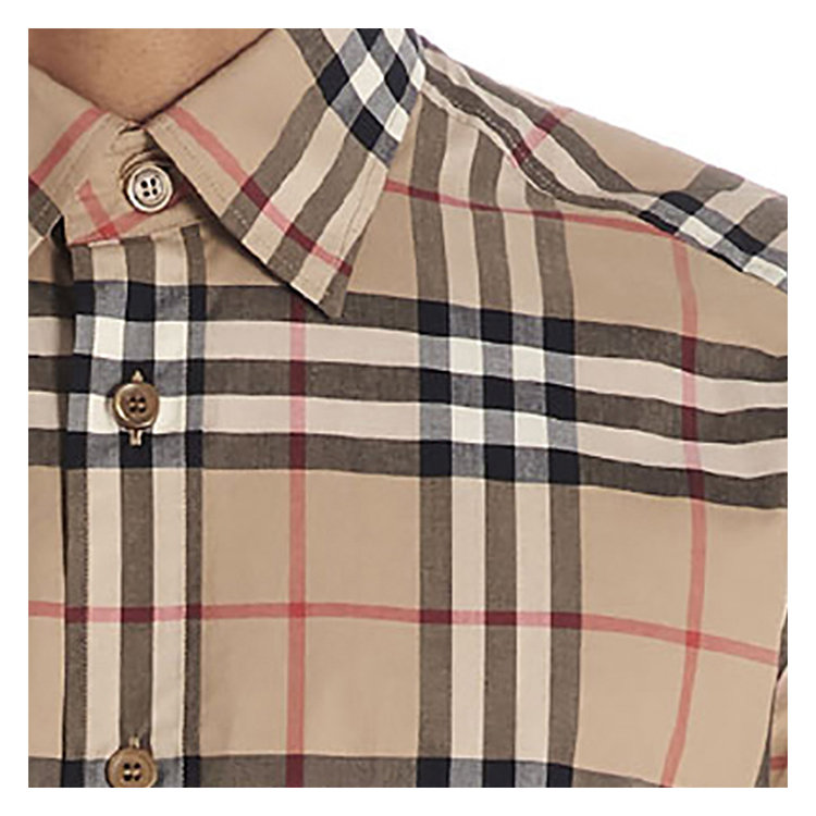 burberry衬衫,burberry衬衫真假辨别 burberry/博柏利 20年春夏 服装 男性 男士长袖衬衫 8020866
