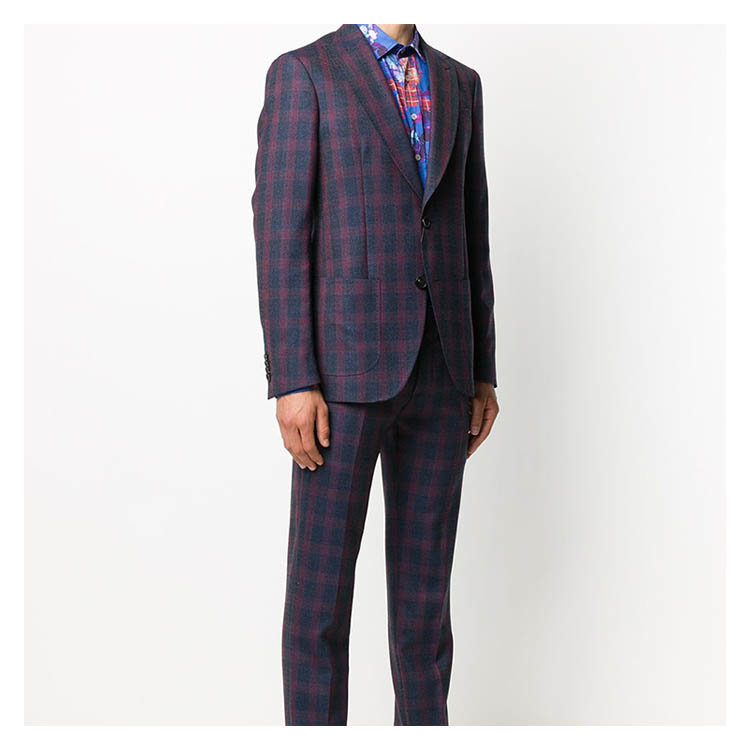 etro/艾特罗 20年秋冬 百搭 男性 混色 男士西服 u1a98382 0200