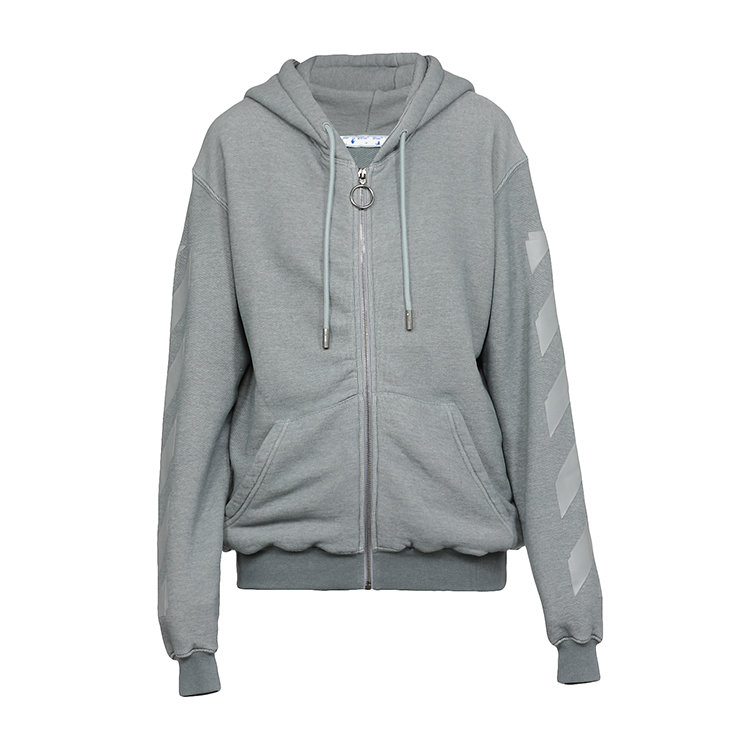 off-white/off-white 20年秋冬 百搭 女性 灰色 女卫衣 owbe005e20jer
