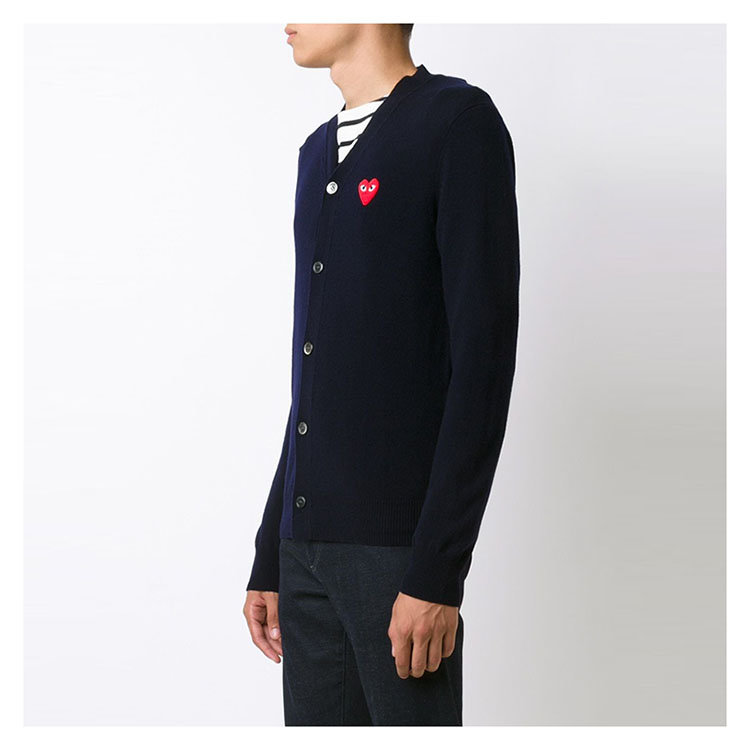 des garcons/川久保玲 20年秋冬 时尚百搭 男性 蓝色 男士针织衫/毛衣