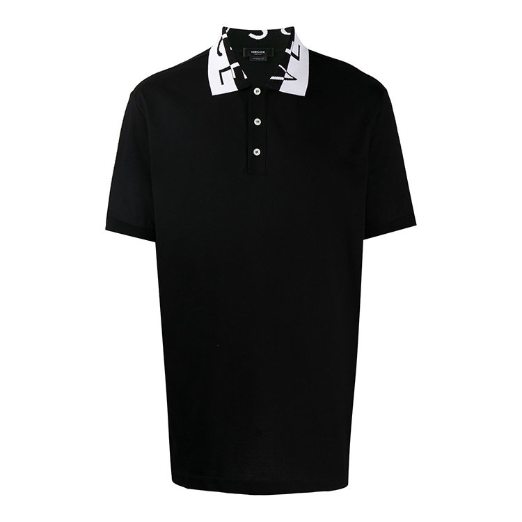 versace/范思哲 20年秋冬 男士服装 男性 黑色 男士短polo a87403a23
