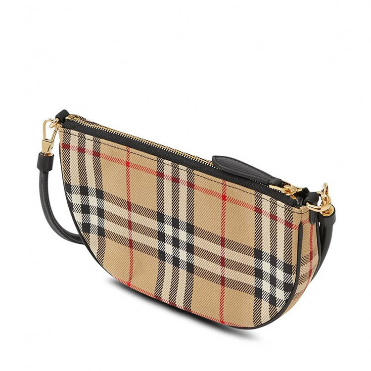 burberry/博柏利 21年秋冬 麻将包 女性 格纹 单肩包 8043405