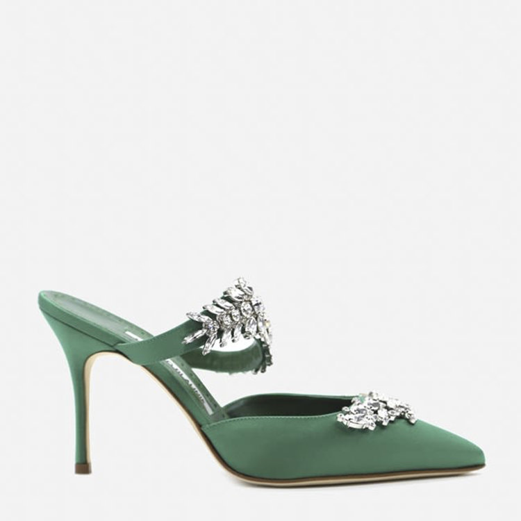 manolo blahnik/manolo blahnik 21年秋冬 百搭 女性 绿色 高跟鞋