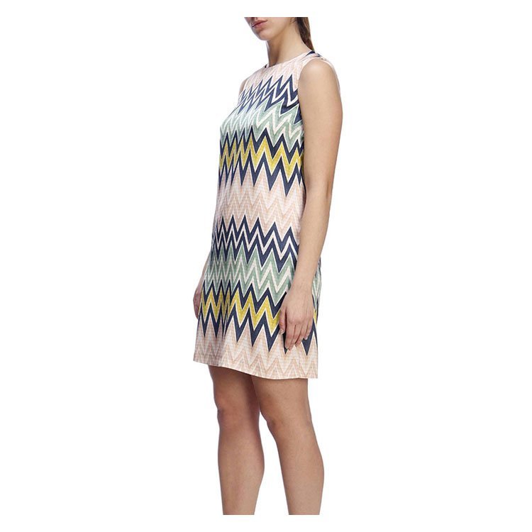 m missoni/m missoni 19年春夏 无袖 女性 波浪边 渐变色 女士连衣裙