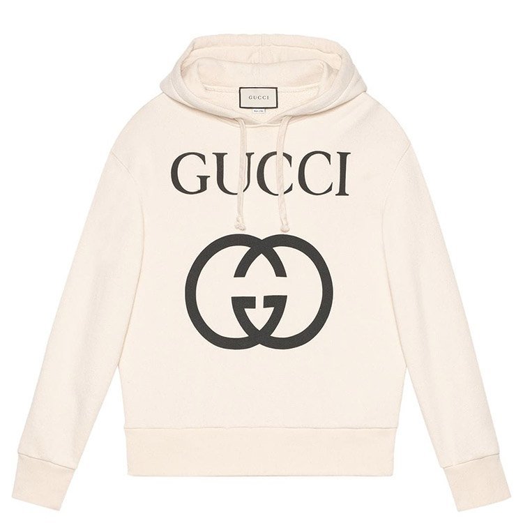 gucci/古驰 20年春夏 服装 男性 兜帽 双glogo 男卫衣 475374x3q
