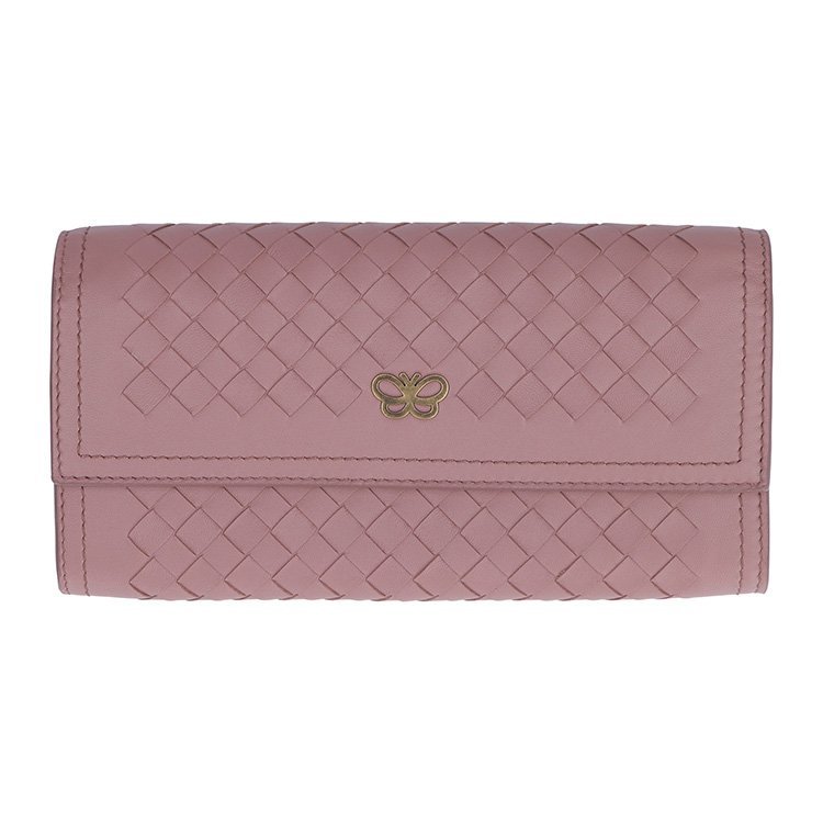 葆蝶家/bottega veneta 19年春夏 logo 编织纹 女包 女性 手拿包 钱包