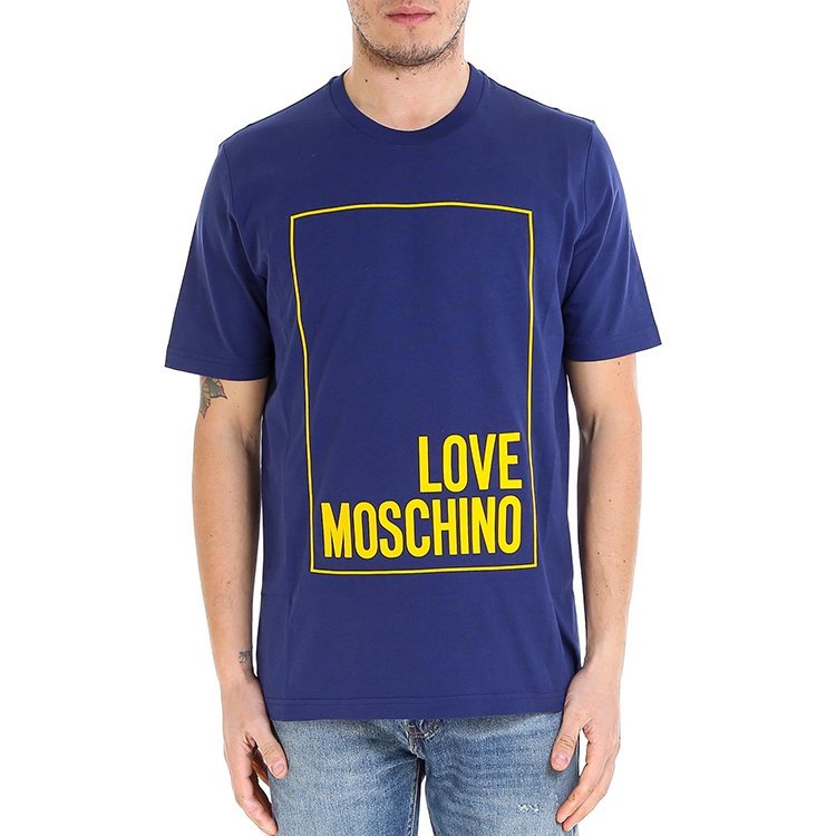 love moschino/love moschino 19年春夏 服装 圆领 男性 logo 宽松