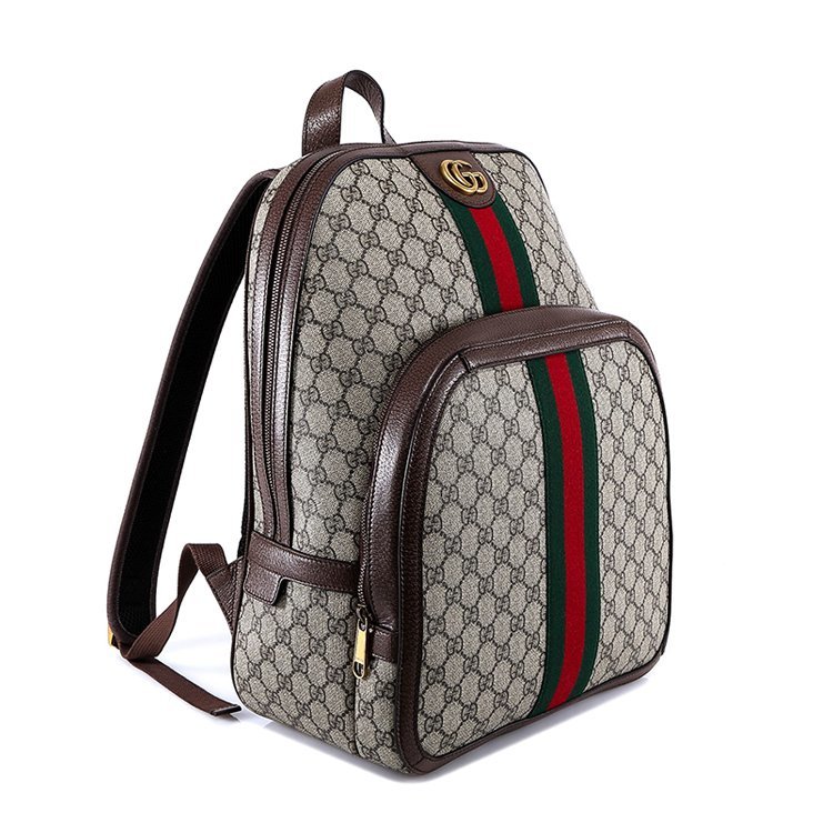 古驰/gucci 19年秋冬 gucci男包 男性 背包 米灰色 双肩包 5479679u8