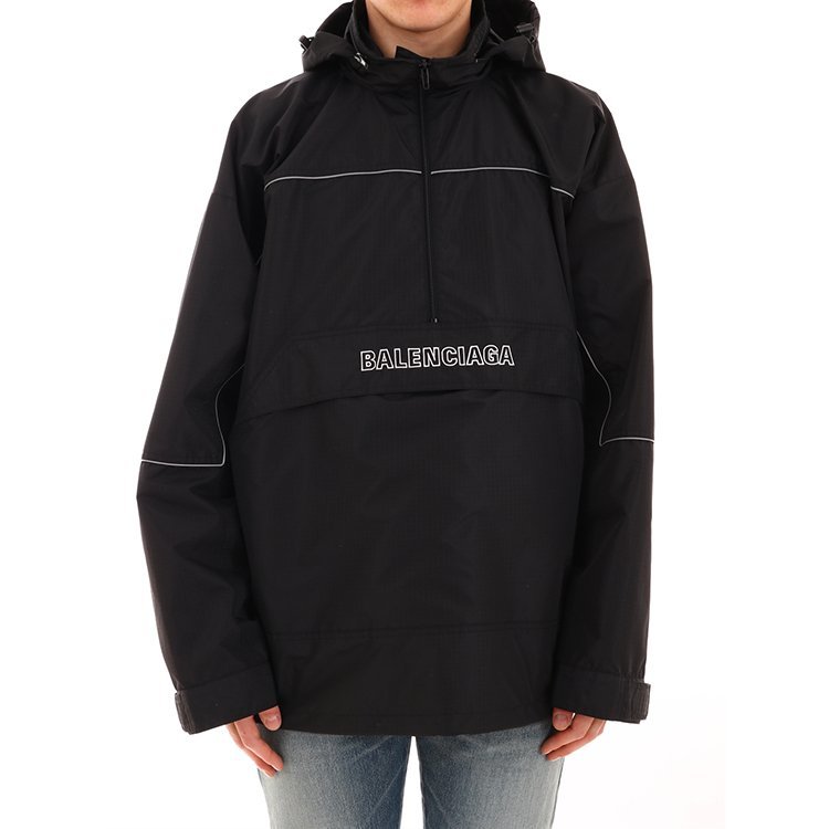 balenciaga/巴黎世家 19年春夏 工装风 男性 封领 logo 男士夹克
