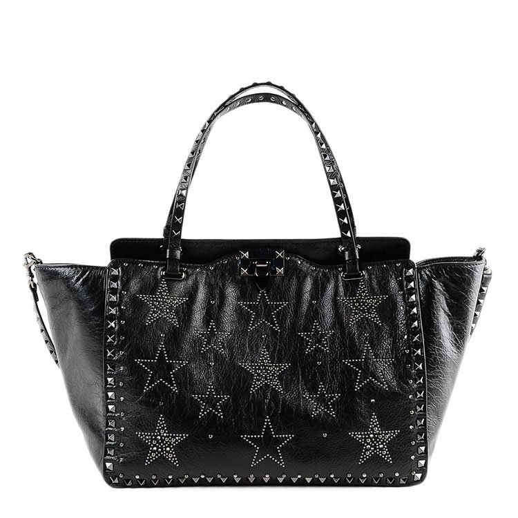 valentino/华伦天奴 19年秋冬 星星 铆钉 女包 女性 手提包 qw2b0970q