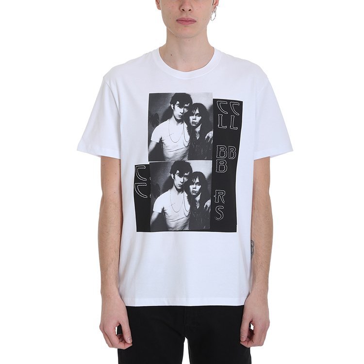 rafsimons印花原图,rafsimonslogo raf simons/raf simons 19年春夏 服装 圆领 男性 明星印花 宽松 男士