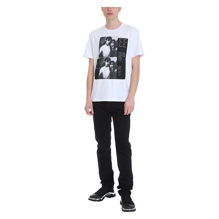 rafsimons印花原图,rafsimonslogo raf simons/raf simons 19年春夏 服装 圆领 男性 明星印花 宽松 男士