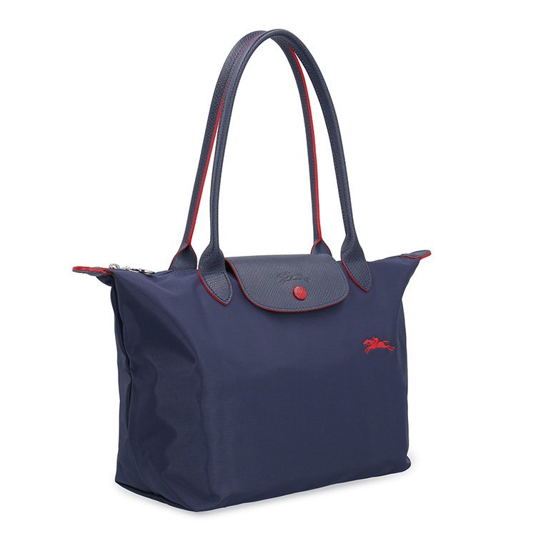 longchamp/珑骧 21年春夏 logo 饺子包 女包 女性 蓝色 手提包 l