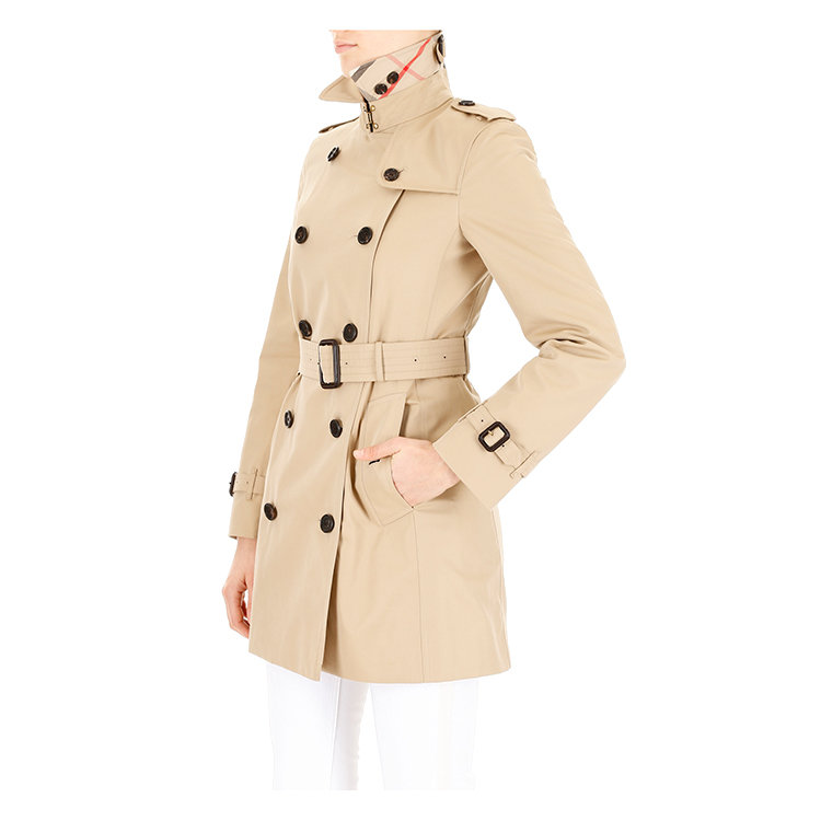 博柏利/burberry 18年春夏 女士 时尚 裸色 女士风衣 3900461