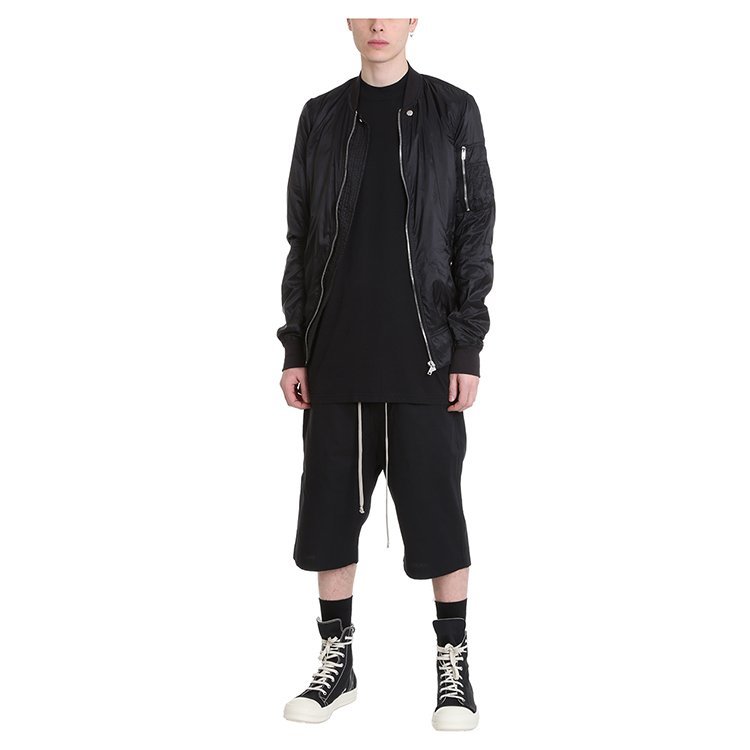 rick owens/瑞克·欧文斯 19年春夏 拉链 男性 宽松 休闲 男士夹克 du