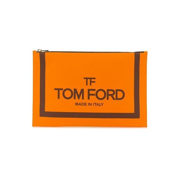 汤姆福特/tom ford 19年春夏 logo 手包 女性 时尚 橙色 手拿包 sm242