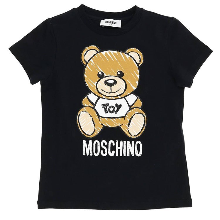 moschino kids/moschino kids 19年春夏 圆领 男童 小熊印花 logo