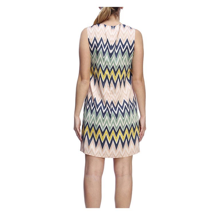 m missoni/m missoni 19年春夏 无袖 女性 波浪边 渐变色 女士连衣裙