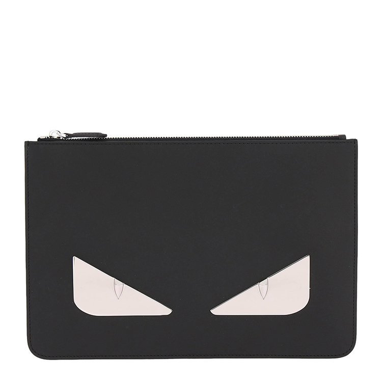 fendi/芬迪 20年春夏 手包 男性 小恶魔 信封包 黑色 手拿包 7n0078 o