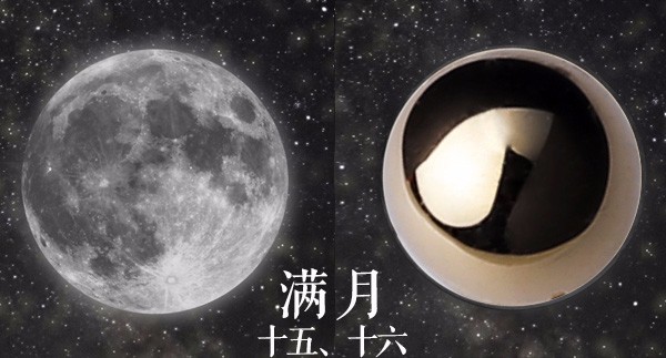 满月,是农历每月十五到十六.
