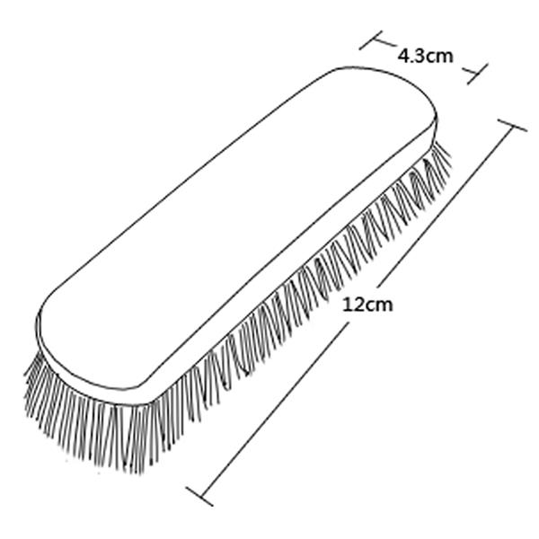 可有效为皮鞋除尘,抛光,又不会有损于皮面;长款设计,使用时更简洁高效