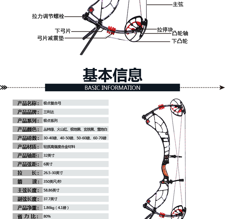 滑轮弓 结构图图片