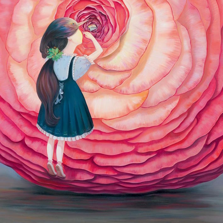 孙莹《花花世界》艺术微喷 版画