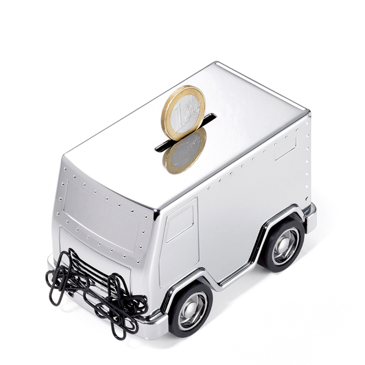 德国troika运钞车存钱罐/纸镇 趣味商务办公