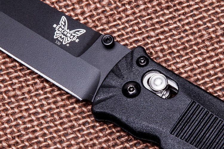 benchmade/蝴蝶 530bk 野营户外 生存徒步 特种不锈钢 战术刀 黑刃