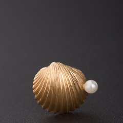 wuyi/物意 18k金贝壳项链图片