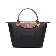 Longchamp/珑骧 女士Le Pliage Original系列织物橙色小号短柄可折叠饺子包手提包 1621 089图片