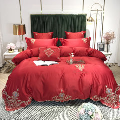 MY SIDE 精美刺绣工艺四件套 床单被套4件套床上用品-罗马假日图片