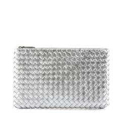 【包税】Bottega Veneta/葆蝶家 男士蓝色小羊皮手拿包 256400V00414037图片