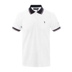 【爆款主推】Trussardi/楚莎迪 棉质蓝色男士短袖Polo衫 男士短POLO 短t 休闲上装图片