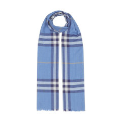 【包税】BURBERRY/博柏利 巴宝莉男女同款羊毛格纹围脖围巾 8024520图片
