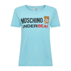 【大陆现货】MOSCHINO/莫斯奇诺2020新款时尚字母款女士短袖T恤A190490030001图片