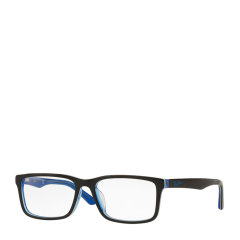 Ray-Ban/雷朋 简约 舒适 方形 长方形 黑色 板材 彩色 双拼色 镜腿 男女款 光学镜架 近视  眼镜框 眼镜架 RX5350D 54mm RX5351D 55mm Ray-Ban 雷朋图片