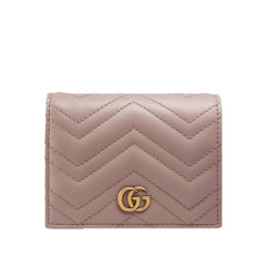 GUCCI/古驰 GG Marmont系列皮质卡包 466492 DTD1T图片