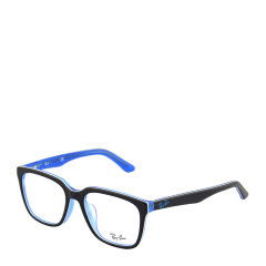 Ray-Ban/雷朋 简约 舒适 方形 长方形 黑色 板材 彩色 双拼色 镜腿 男女款 光学镜架 近视  眼镜框 眼镜架 RX5350D 54mm RX5351D 55mm Ray-Ban 雷朋图片