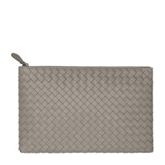 【包税】Bottega Veneta/葆蝶家 男士灰色皮质手拿包 256400-V001O-1524图片