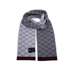 【包税】GUCCI/古驰  中性款 围巾/披肩围巾 双G提花羊毛围巾 简约时尚易搭配 新年节好礼图片