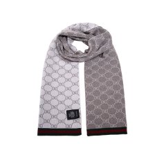 【包税】GUCCI/古驰  中性款 围巾/披肩围巾 双G提花羊毛围巾 简约时尚易搭配 新年节好礼图片